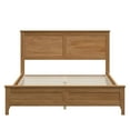 thumbnail image 3 of GZXS Full Size Platform Bed with Pine Wood & MDF Construction, Sturdy Wooden Slats Support & Center Legs, No Box Spring Needed (Seadrift Color), 3 of 6