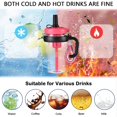thumbnail image 4 of Botella de Agua de Verano, Portátil, para Estudiantes, Moderna, para Viajes, para Deportes Al Aire Libre., 4 of 6