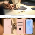 thumbnail image 4 of Designed for Samsung Galaxy A26 5G Case Wallet, Women Men Flip Folio Cover with PU Leather Stand Credit Card Holders Slots Wrist Strap Magnetic Closure Phone Case for Samsung Galaxy A26 5G - Pink, 4 of 13