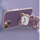 thumbnail image 4 of Funda para iPhone 13 Pro Max con soporte oculto de oso, suave TPU, a prueba de golpes, con soporte de oso 3D y protección para cámara, para mujeres y niñas - Blanco, 4 of 6