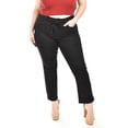thumbnail image 2 of Jeans recto con strech Tallas Extras, 3723 (Negro) negro 42, 2 of 5