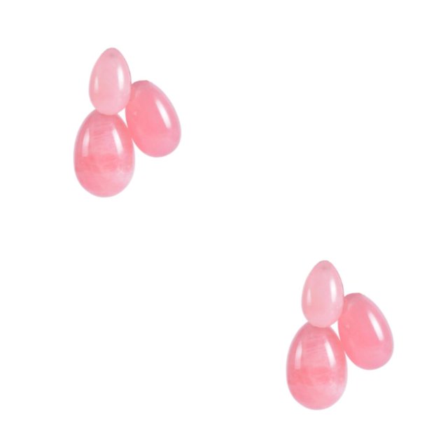Naiovety 3 unids/set masajeador de piedra para Vagina, músculos vaginales lavables, ejercitador de huevos, tipo de accesorio para el cuidado de Tipo 6 2Conjunto