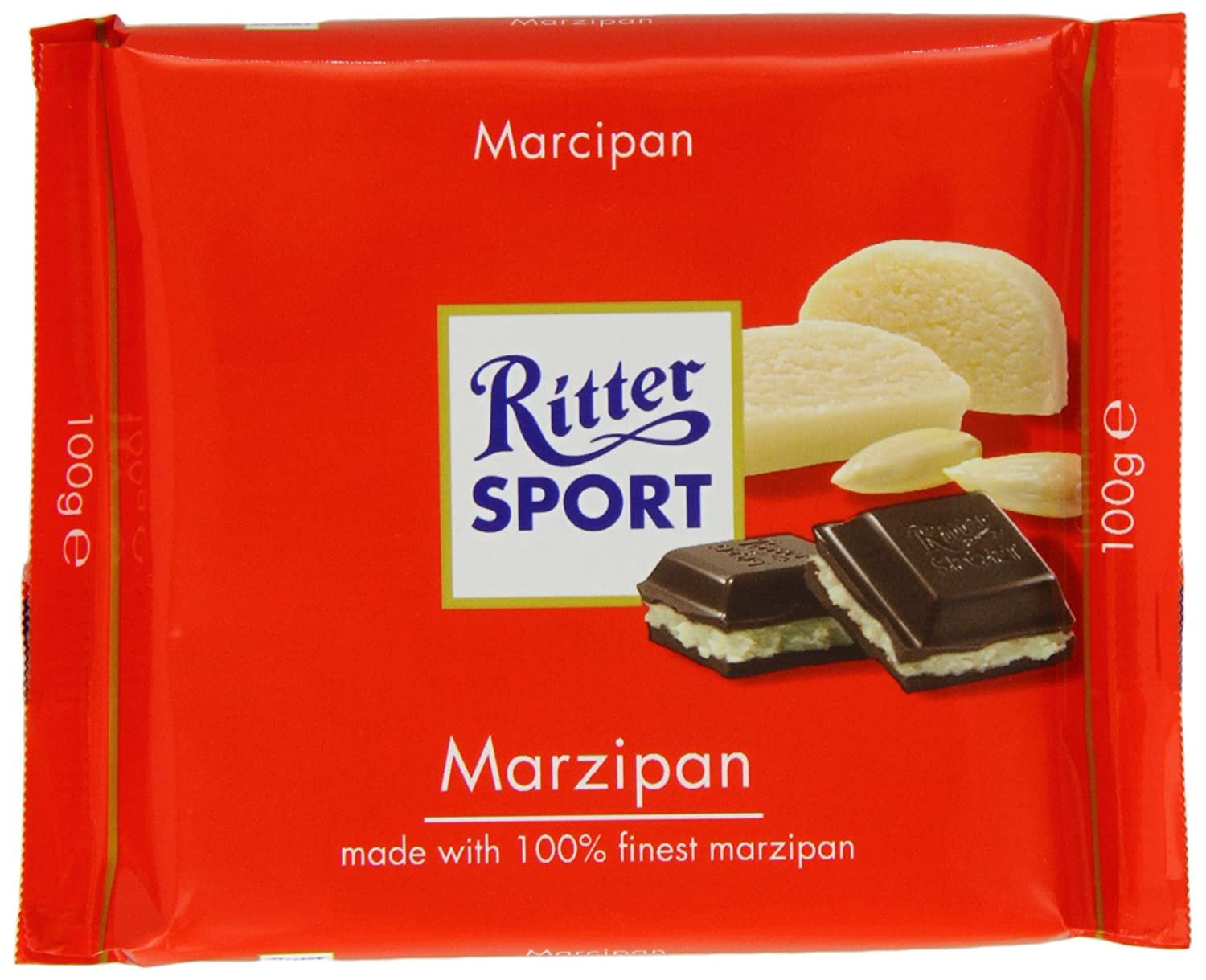 Ritter Sport Marzipan (100 g) 3.52 Oz
