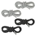 thumbnail image 1 of Uxcell 2-Pares Cordones de Rhinestone 55" Cuerdas de Cristal para Zapatillas Blancas, Negras, 1 of 1