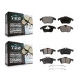 thumbnail image 1 of TEC Front Rear Ceramic Brake Pads Kit for Car Jaguar XF XK Vanden Plas S-Type XJ8 KTC-100112, 1 of 10