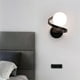 thumbnail image 5 of Black Copper Indoor Bedroom LED Wall Lights with Bulb for Bedside Bedroom Nordic LED Wall Lamp Wall Sconce Decro, 5 of 5