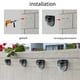 thumbnail image 3 of Injueey Paquete de 2 luces solares IP65 impermeables para caminos, patio, paisaje, lámpara brillante recargable para jardín, Patio, balcón Jardín y Patio Injueey HA065103-00, 3 of 6