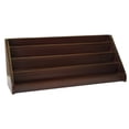thumbnail image 2 of DECOMIL - 4 Rows Shelf Challenge Coin Holder Display Casino Chips Holder Cherry Finish, 2 of 4