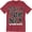 Red, variant on California Republic State Summer West Side Cali Men's Black T-Shirt