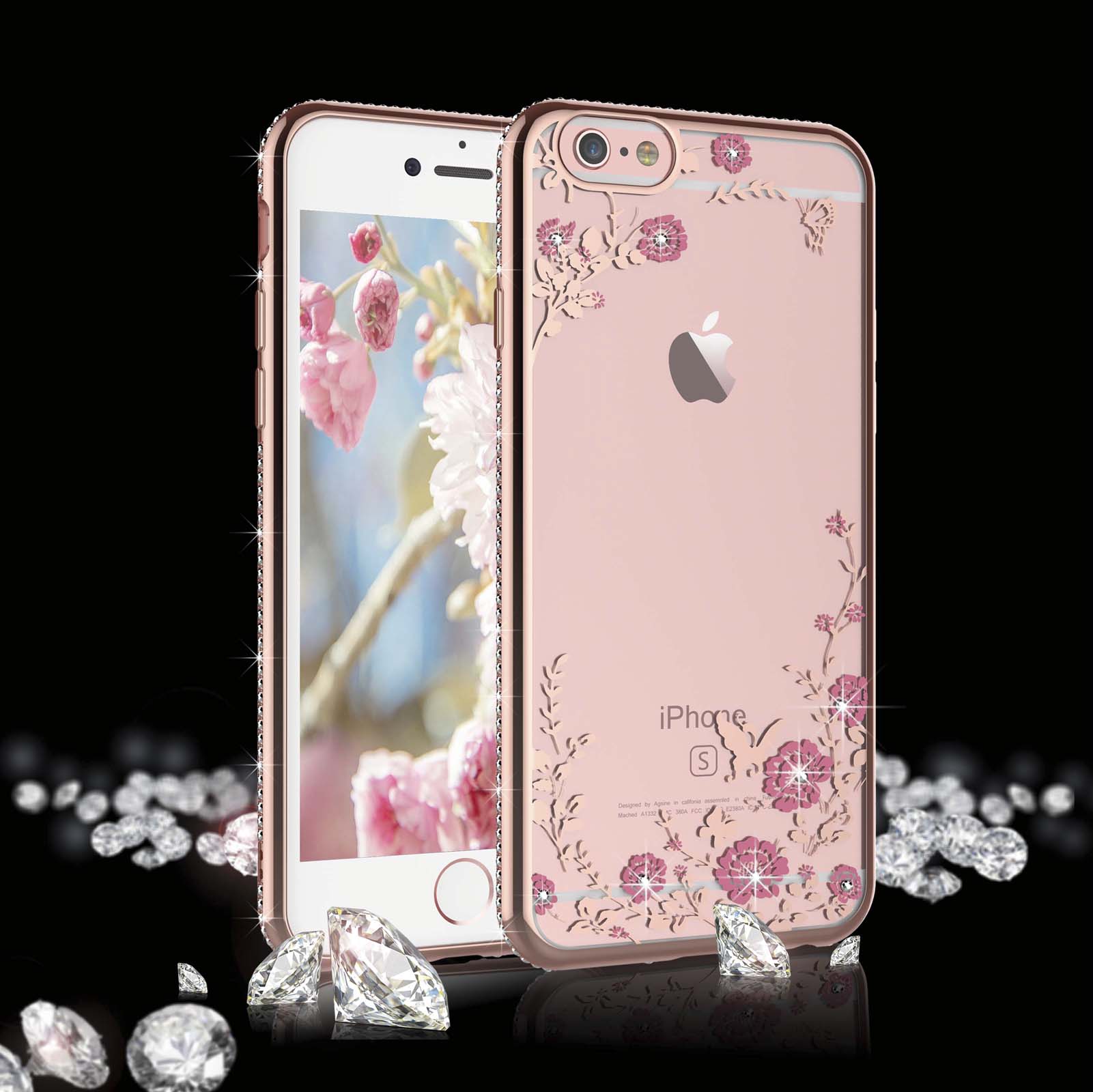 Njjex Cases For 5.5" Apple iPhone 6 Plus / iPhone 6s Plus, Glitter