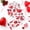 #0006-Red, variant on Valentine's Day Casual Nights Womens Pajamas Set – Pants and Long Sleeve Sleep Wear for Ladies Gift