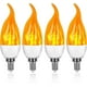 thumbnail image 1 of E14 Led Bulb, 3 Watt Led Flame Bulb With 3 Lighting Modes, 1800k Vintage Decorative Lights - 4 Pack, 1 of 5