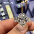 thumbnail image 5 of PERITANG Modern Promise Ring Party For Women Ladies Comfortable Fit Sparkling CZ AAA Zircon Ring Ideal Jewelry Gift With Gift Packaging, 5 of 7