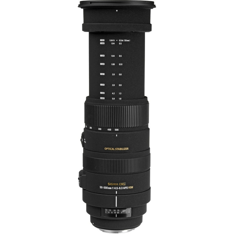 Open Box Sigma 50-500mm f/4.5-6.3 APO DG OS HSM Lens for