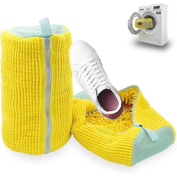 Washable Shoe Bags - 2 Pack Laundry Mesh Bags for Sports Shoes and Travel Organization