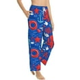thumbnail image 6 of Salouo Nautical Animals Print Women's Pajama Pants Casual Loose Sweatpants PJs Flowy Pants Drawstring Palazzo for Women Wide Leg Pants Lounge Pajama -Medium, 6 of 8