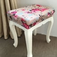 thumbnail image 4 of de Asiento de Silla de Comedor Fáciles de Arreglar, de Cojín de Asiento de Silla de Comedor de Cocina Extraíbles Lavables Antipolvo Flor 4 perfecl Fundas para asientos de sillas Funda protectora, 4 of 7