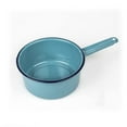 thumbnail image 2 of CINSA 2-Quart Saucepan - Enamel on Steel Durable Non-Stick Cookware for Indoor & Outdoor Cooking - Dishwasher Safe, Non-Porous & Antibacterial Porcelain Finish (Turquoise Blue), 2 of 6