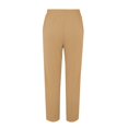 thumbnail image 6 of Audhol Casual Pants for Women Women's Summer High Waisted Baggy Pants Casual Ankle Length Trouser Slacks with Pockets Comfy Pants Women Khaki S, 6 of 7