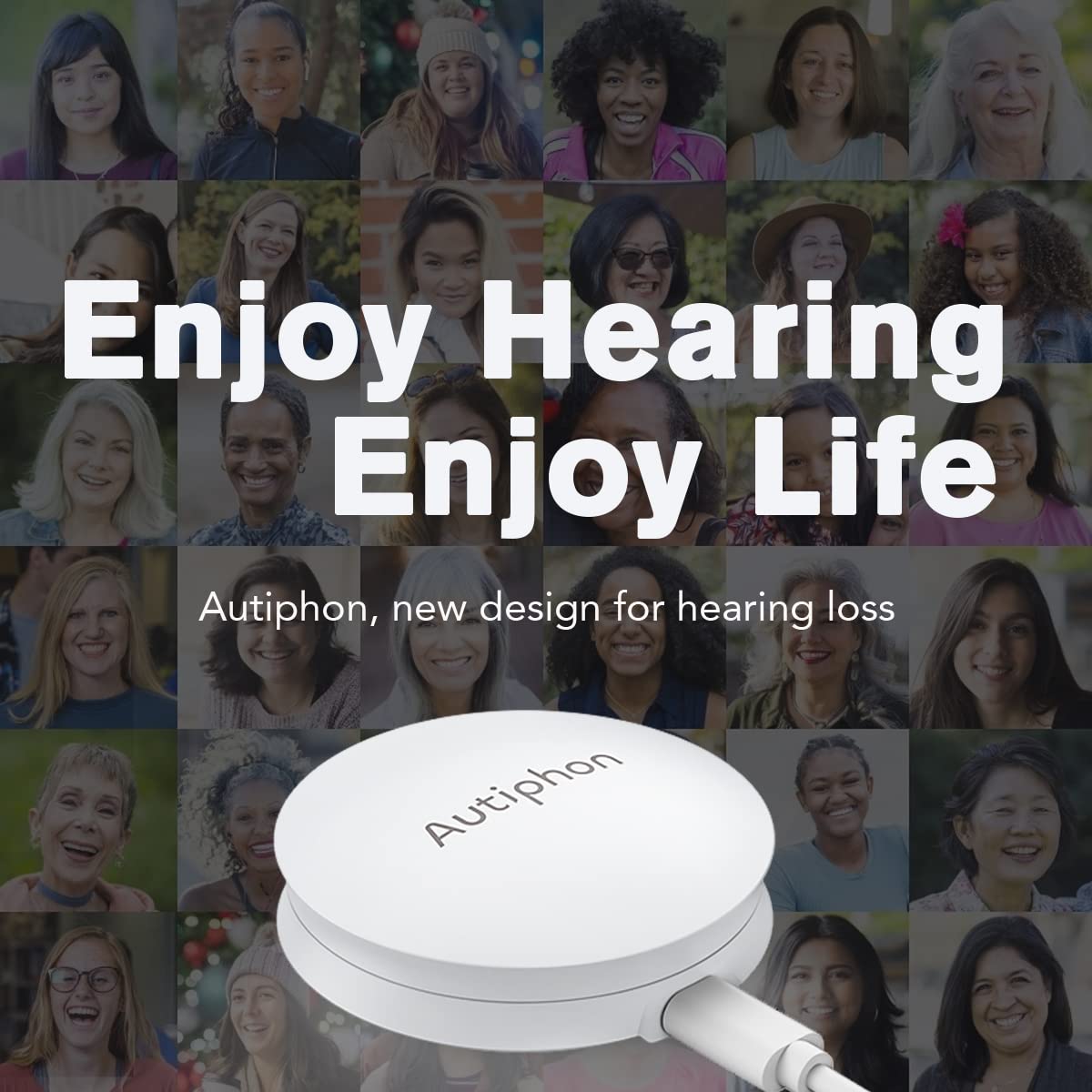 Hearing Aids, Autiphon Rechargeable Digital Hearing Aids for Seniors Adults with Noise Cancelling, Patented Design for Easy Operation, 1 Week Backup Power, U0 Series, Pair, 2025 Version