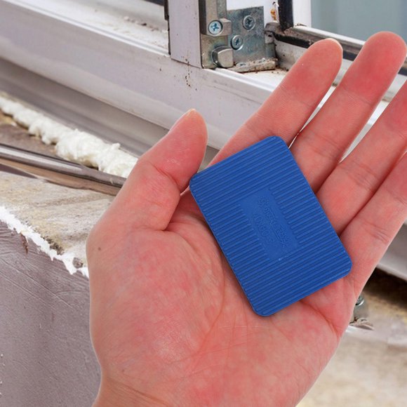 SWETRACE 100Ud Cuñas Para Puertas Y Resistentes En Plástico Azul Para Uso En Casa Con Ajuste