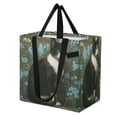 thumbnail image 2 of Tuxedo Cat Canvas Tote Bag Large Capacity Reusable Tote with Double Handles, Foldable Heavy Duty Shopping Beach Laundry Bag, 32L, 2 of 7