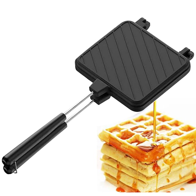 Djiypn Breakfast Sandwich Maker & Hot Dog Toaster - Nonstick Frying Pan for Perfect Pancakes, Grilled Cheese - Portable & Easy to Clean Cooking Tool for Adults in Small Kitchens, Offices