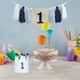 thumbnail image 5 of Banner de borla del primer cumpleaños - Decoración de la trona, guirnalda de tela azul verde, rosa marrón, decoración de fondo para la fiesta, 5 of 6