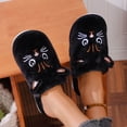 thumbnail image 7 of SAWOBUUN Cute Cat Slippers for Women Men Animal Fuzzy Plush Closed Toe House Slippers Soft Fluffy Warm Cozy Indoor Bedroom Shoes, 7 of 7