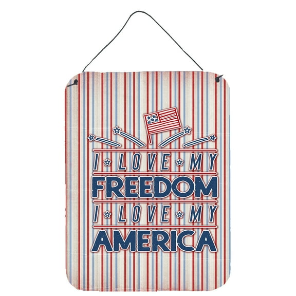 Freedom I Love America Wall or Door Hanging Prints
