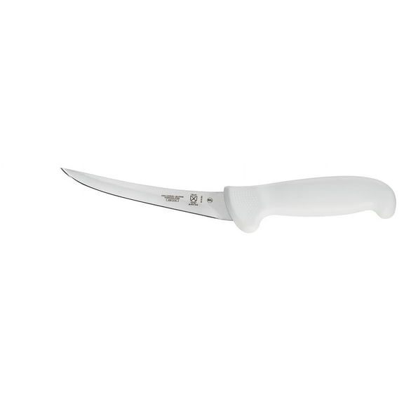 Mercer Culinary Ultimate 6" Steel Curved Boning Knife, White