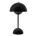 thumbnail image 2 of Desk Lamp Black, Touch Dimmable 2400mAh Rechargeable, Minimalist Mushroom Retro Design, Bedside Nightstand Lighting, 2 of 4