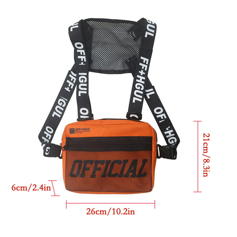 Orange Tactical Chest Bag