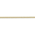 thumbnail image 3 of 14K Yellow Gold 2.5mm Semi-Solid Curb Link Chain 20 Inch, 3 of 6