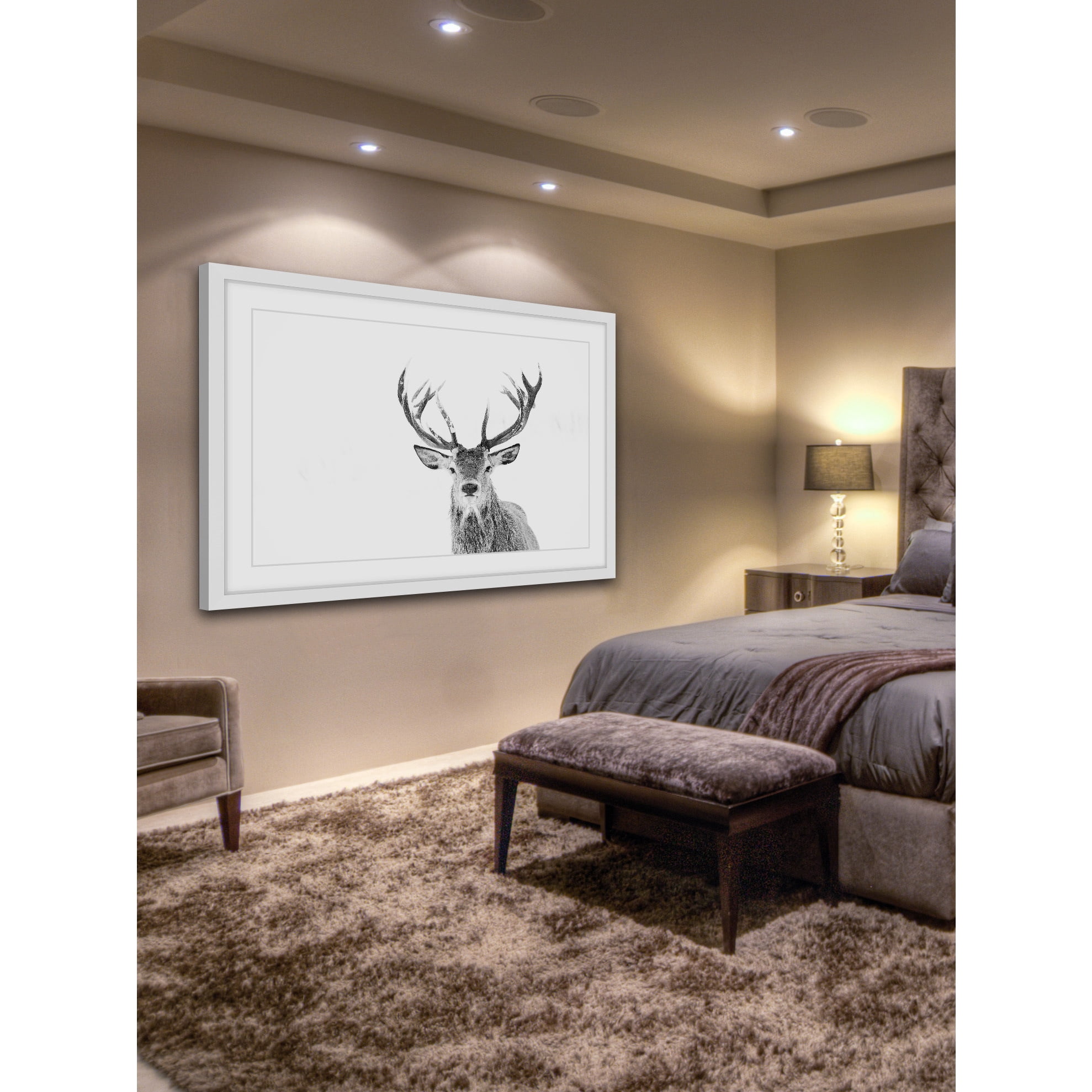 Marmont Hill "Majestic Antlers" Framed Painting Print