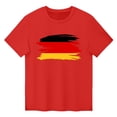 thumbnail image 3 of Chemises Filles Unisexes Enfants Imprimé Tee T-Shirts Amusants Manches Courtes Col Rond Vêtements Bébé Filles Rouge 3-4 Ans, 3 of 3