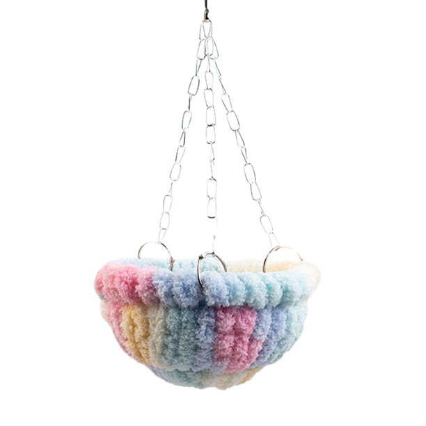 Wistiti Birdnest Cot Bed Columpio Colgante Para Jaula Sueño Cálido Para Loros Long Little Parrot Lovebird Budgie Hamster &Amp; Ferret Accesorios Acogedores Para Jaulas De Pájaros Cama Pe