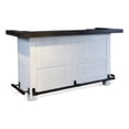 thumbnail image 2 of Orso Freestanding Home Bar Counter w Storage, 78 Inch White Solid Wood, 2 of 7