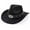 B-Black, variant on WHIPPY Western Cowboy Hat for Men Women Adjustable Cowgirl Hat Wide Brim Beach Cowboy Hat