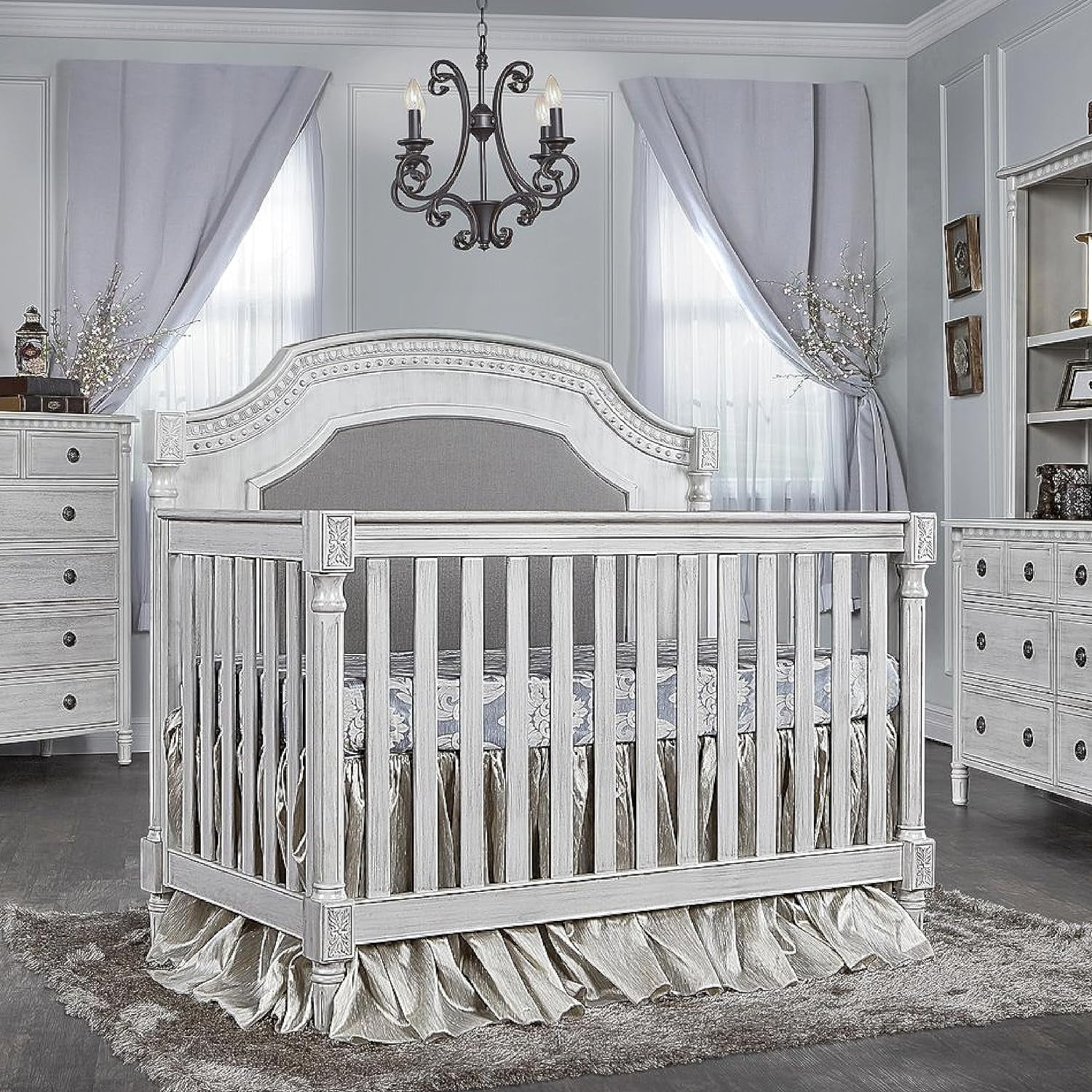Evolur julienne 5 in 1 convertible crib in cloud discount