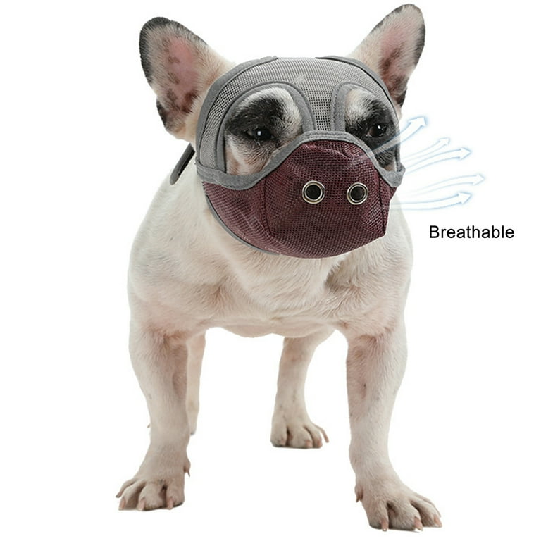 Honrane Adjustable Fastener Tape Dog Muzzle Versatile Comfortable