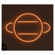 thumbnail image 1 of Letrero De Neón LED Planet Saturno Anillado, Luz Para Habitación Infantil, Espacio, Escaparate, , Entrada Comercial, 40cm, 1 of 2