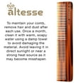 thumbnail image 3 of Fine Tooth Tortoiseshell Pocket Styling Comb (5.5"), 3 of 10