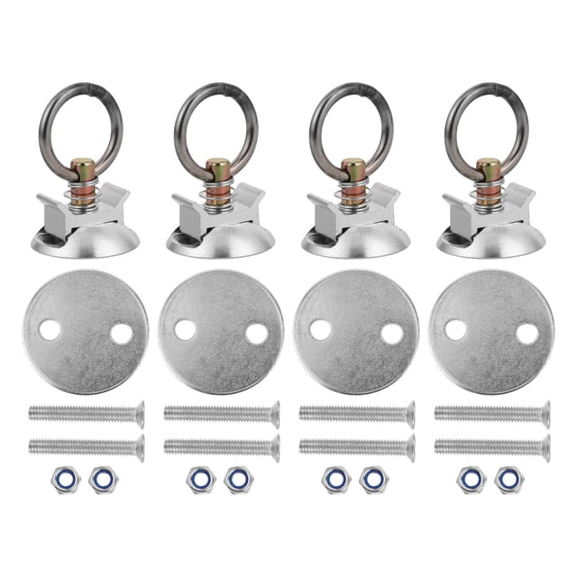 CRILSTYLEO 1 Set Round Anchor Tie Down for Fast Attachment in Transportation with Aluminum Composition