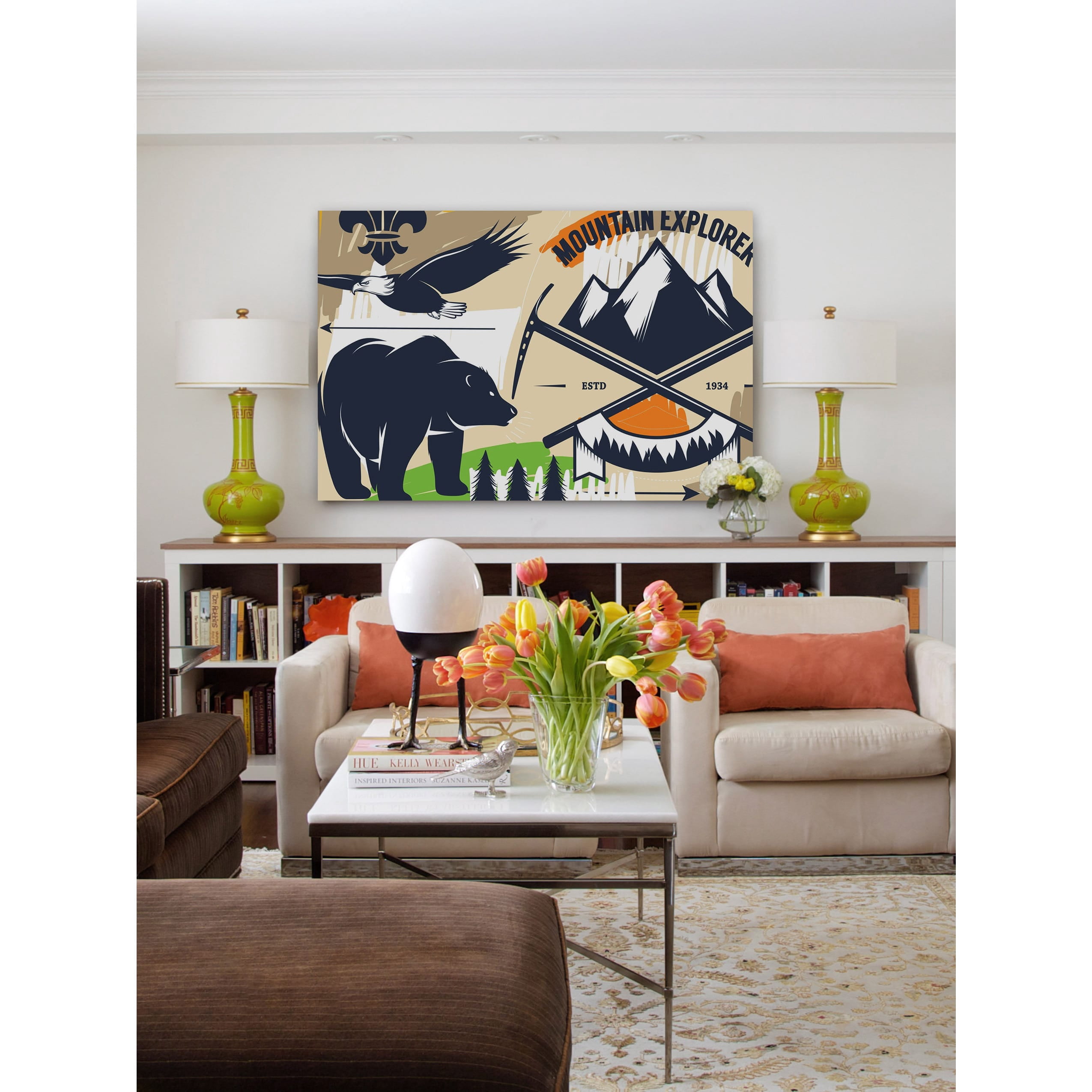Marmont Hill "Explorer II" by Josh Ruggs Painting Print on Wrapped Canvas