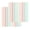 Coral Green, variant on Aqua Teal Stripe Hand Towels Set,Waffle Weave Kitchen Towels 2 Pieces,Geometric Grey White Vertical Striped Microfiber Hair Face Bath Tea Towel Absorbent Quick Drying Cleaning Dish Cloths,15.7"x23.6"
