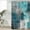 Blue, variant on Navy Blue Grey Bathroom Curtain 72 Inch Shower Stall Curtain with Hooks, Modern Oil Painted Abstract Art Aesthetics Waterproof Polyester Bath Curtain Washable Bathtub Curtain 36''x 72''