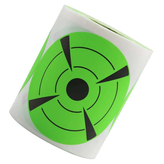125 piezas de rollo de adhesivo de tiro con diámetro de objetivo de 7,5 cm, juego de s de tiro al objetivo de salpicaduras para accesorios de verde Baoblaze Objetivos de tiro autoadhesivos
