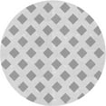 thumbnail image 1 of Ahgly Company Machine Washable Indoor Round Transitional Platinum Gray Area Rugs, 7' Round, 1 of 7