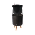 thumbnail image 4 of Algreen Modena 8.5" Self-Watering Planter with Stand, Matte Mocha, 4 of 6